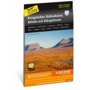 Kungsleden: Kebnekaise, Abisko och Riksgränsen 1:50 000 Calazo